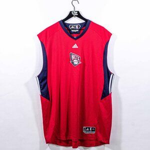 New Jersey Nets Adidas Clima365 Jersey NBA Basketball 3XLT Retro